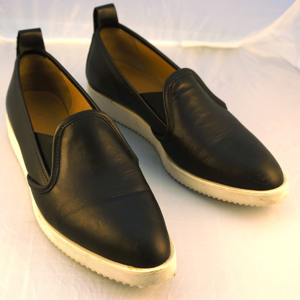 Everlane The Leather Street Shoe Black 7.5